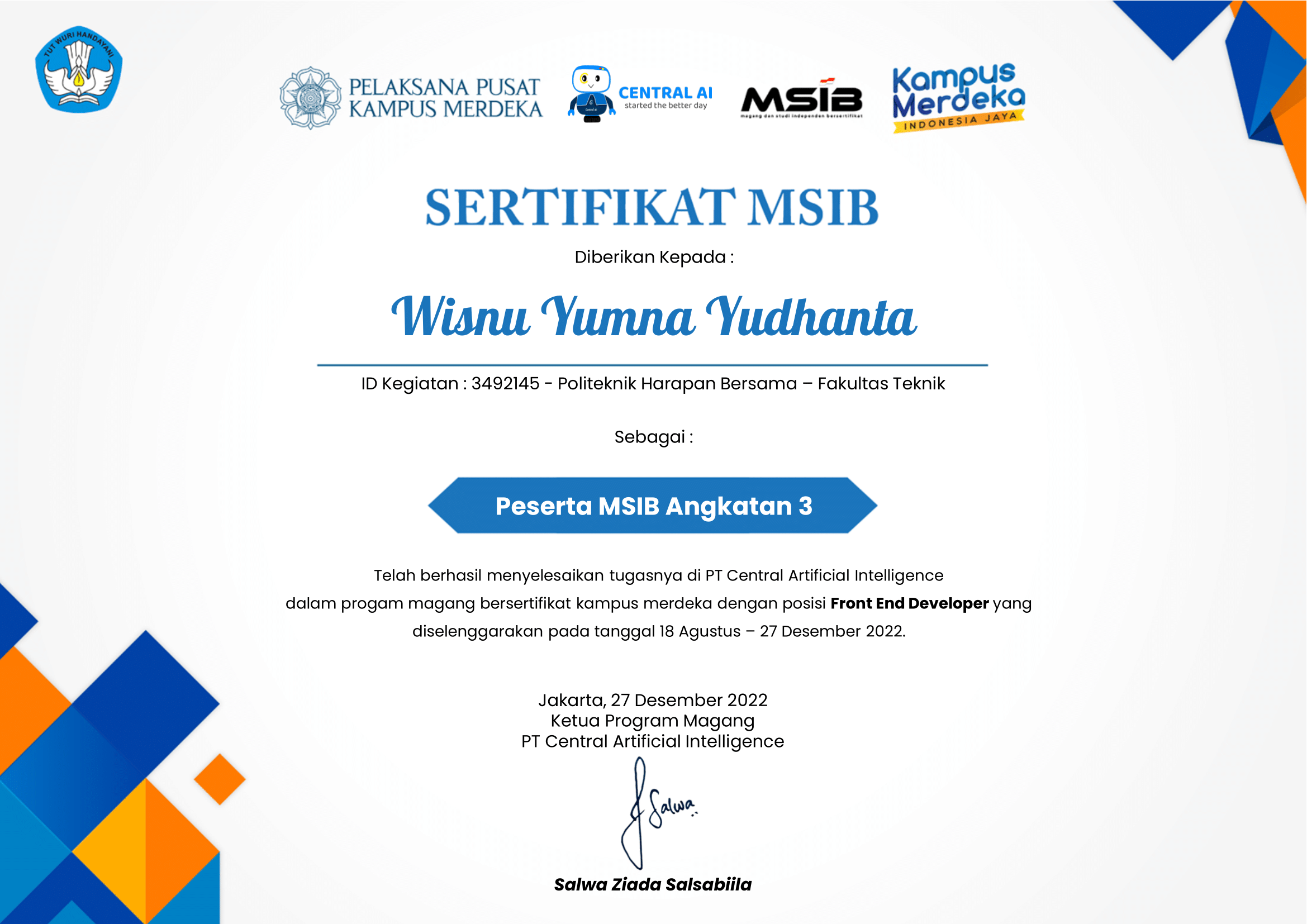 MSIB Kampus Merdeka